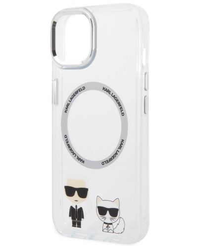 Калъф Karl Lagerfeld - MS Karl Choupette, iPhone 14 Plus, прозрачен - 5
